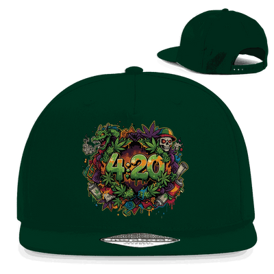 Snapback Rapper Cap - 420 Graffiti | Division420®