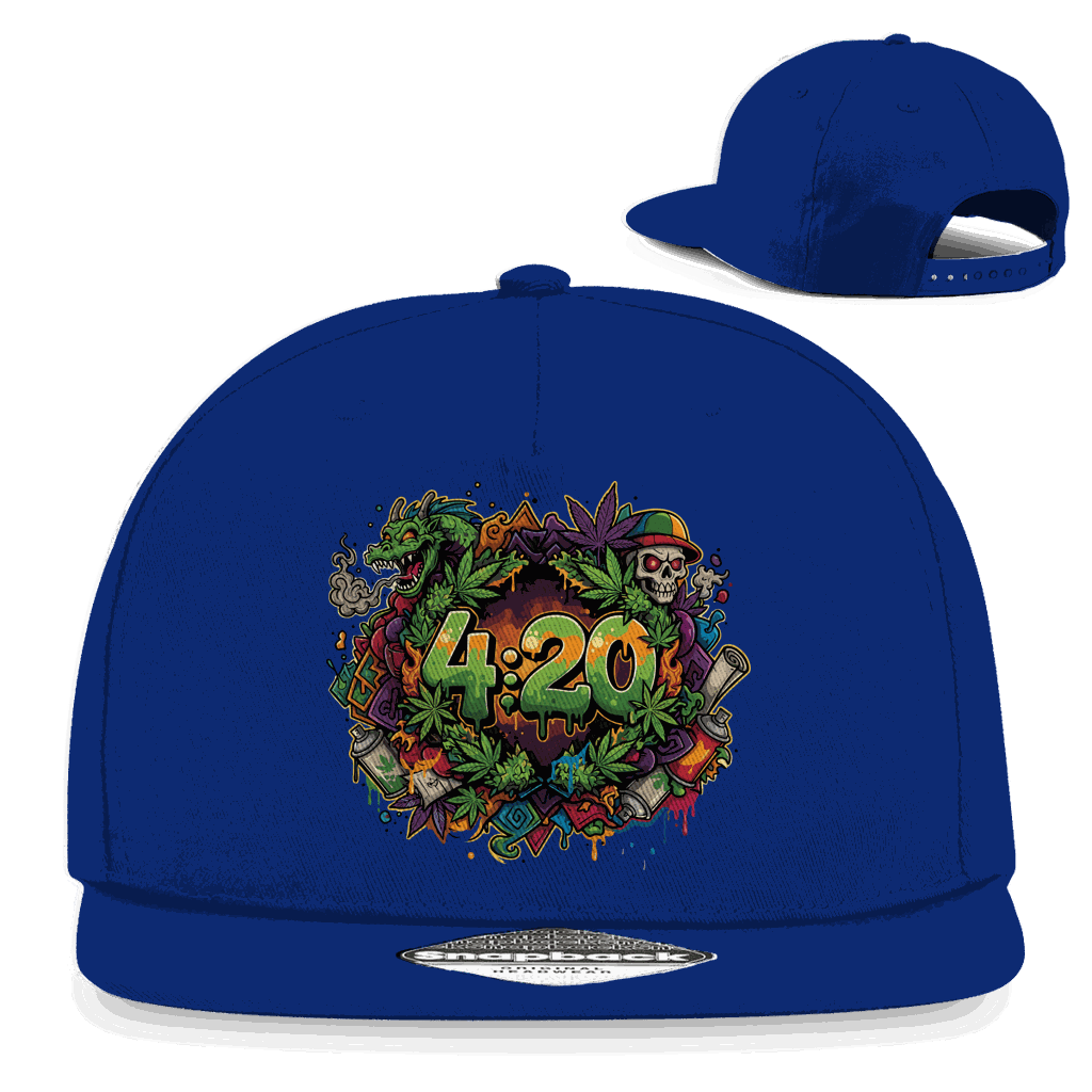 Snapback Rapper Cap - 420 Graffiti | Division420®