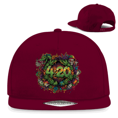 Snapback Rapper Cap - 420 Graffiti | Division420®