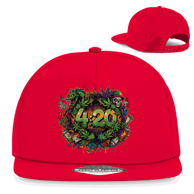 Snapback Rapper Cap - 420 Graffiti | Division420®