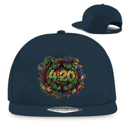 Snapback Rapper Cap - 420 Graffiti | Division420®