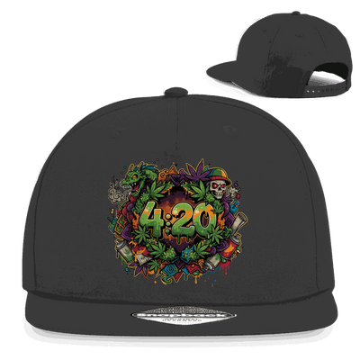 Snapback Rapper Cap - 420 Graffiti | Division420®