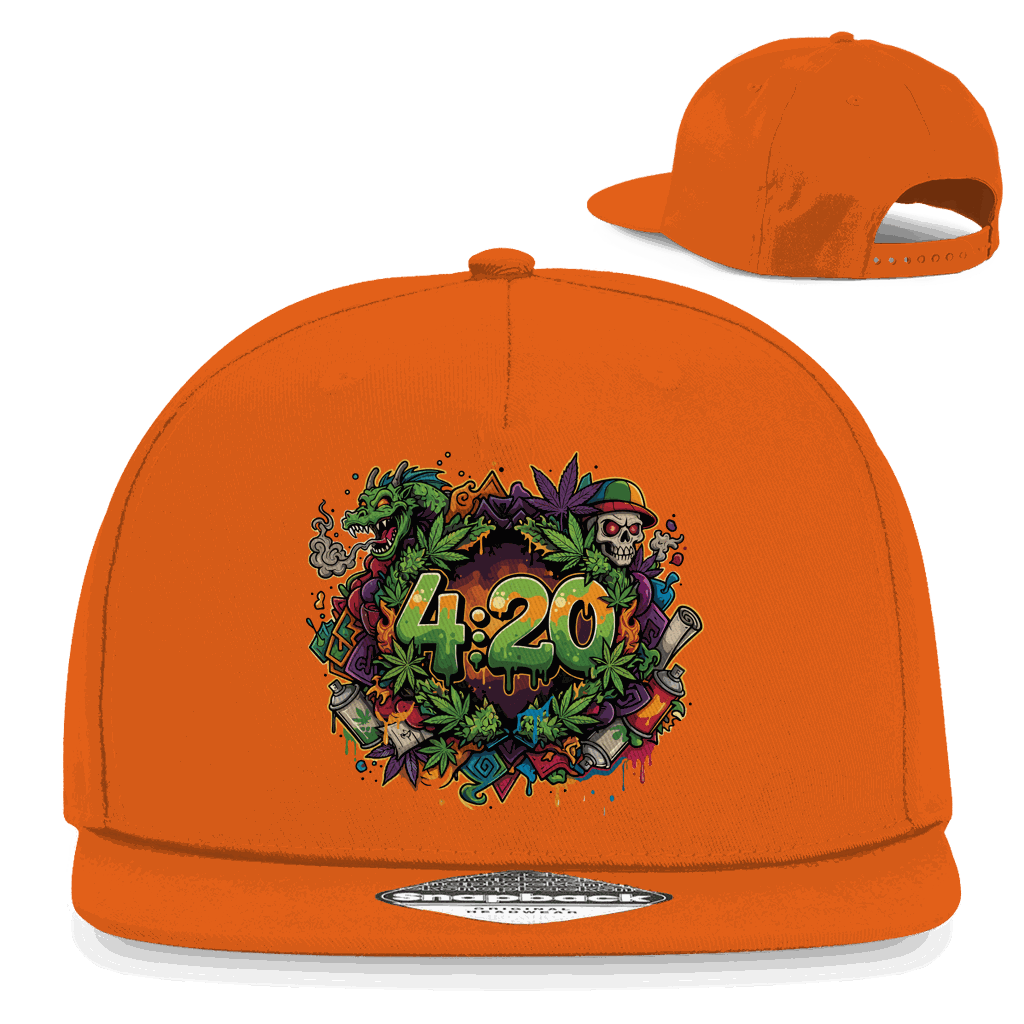 Snapback Rapper Cap - 420 Graffiti | Division420®