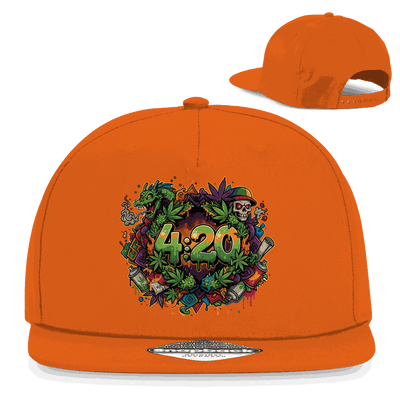 Snapback Rapper Cap - 420 Graffiti | Division420®