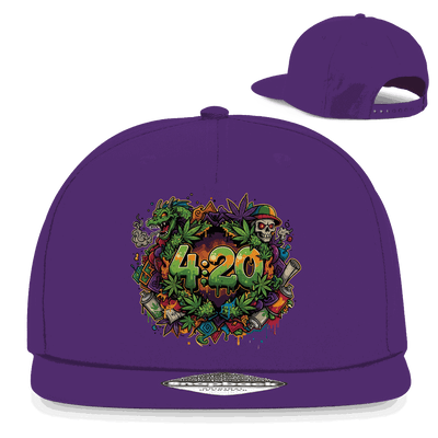 Snapback Rapper Cap - 420 Graffiti | Division420®