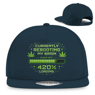 Division420 Snapback Rapper Cap 420 Loading aus Baumwoll-Twill mit 5-Panel Design und flachem Schirm