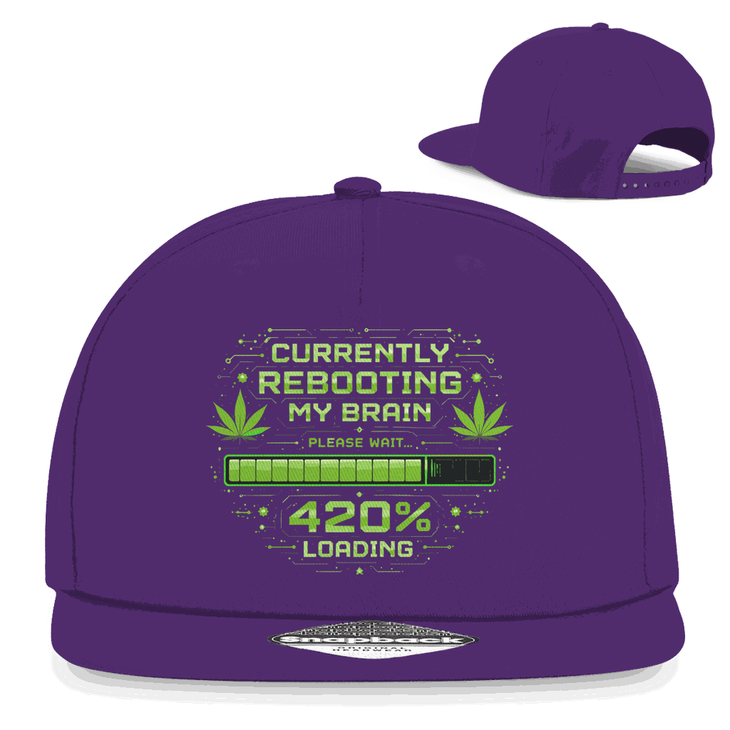 Snapback Rapper Cap - 420 Loading | Division420®