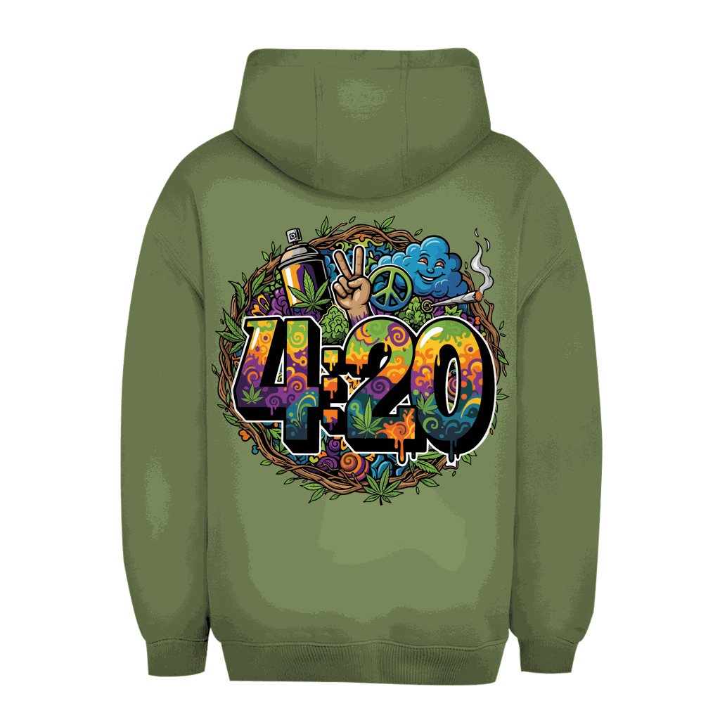 Unisex Oversize Hoodie - 420 Peace | Division420®