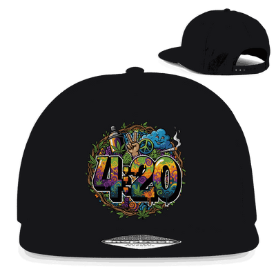 Snapback Rapper Cap - 420 Peace | Division420®