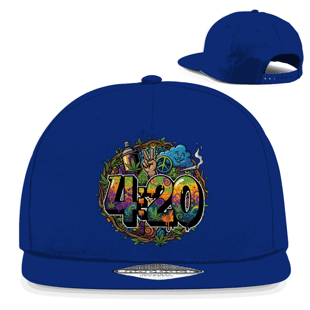 Snapback Rapper Cap - 420 Peace | Division420®