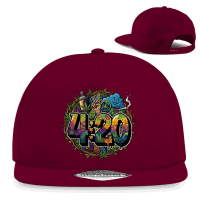Snapback Rapper Cap - 420 Peace | Division420®