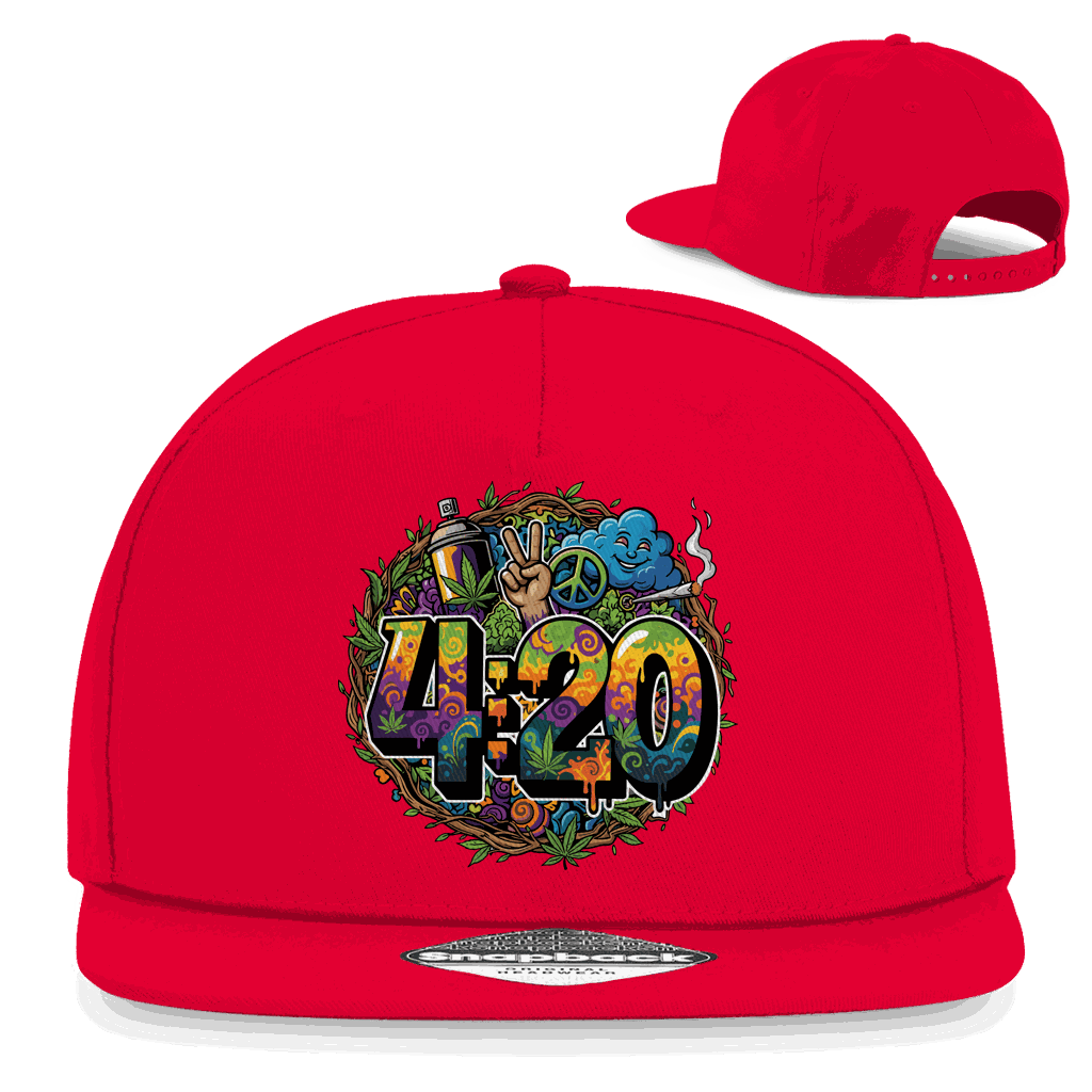 Snapback Rapper Cap - 420 Peace | Division420®