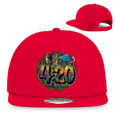 Snapback Rapper Cap - 420 Peace | Division420®