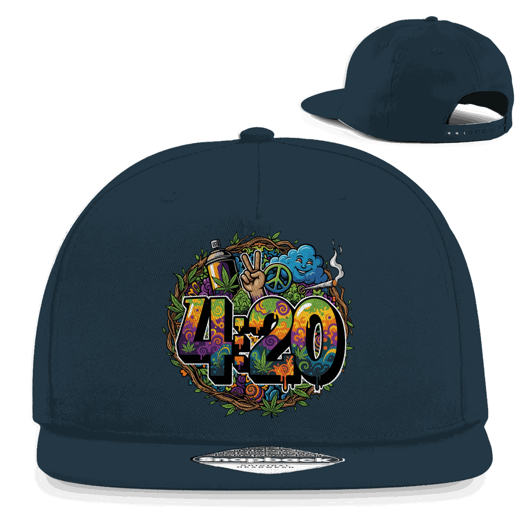 Snapback Rapper Cap - 420 Peace | Division420®