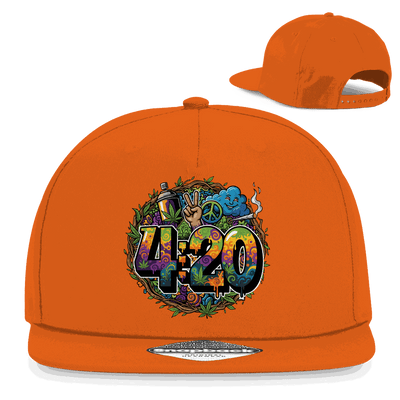 Snapback Rapper Cap - 420 Peace | Division420®