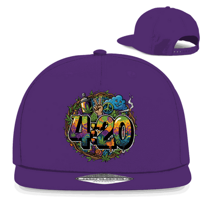 Snapback Rapper Cap - 420 Peace | Division420®