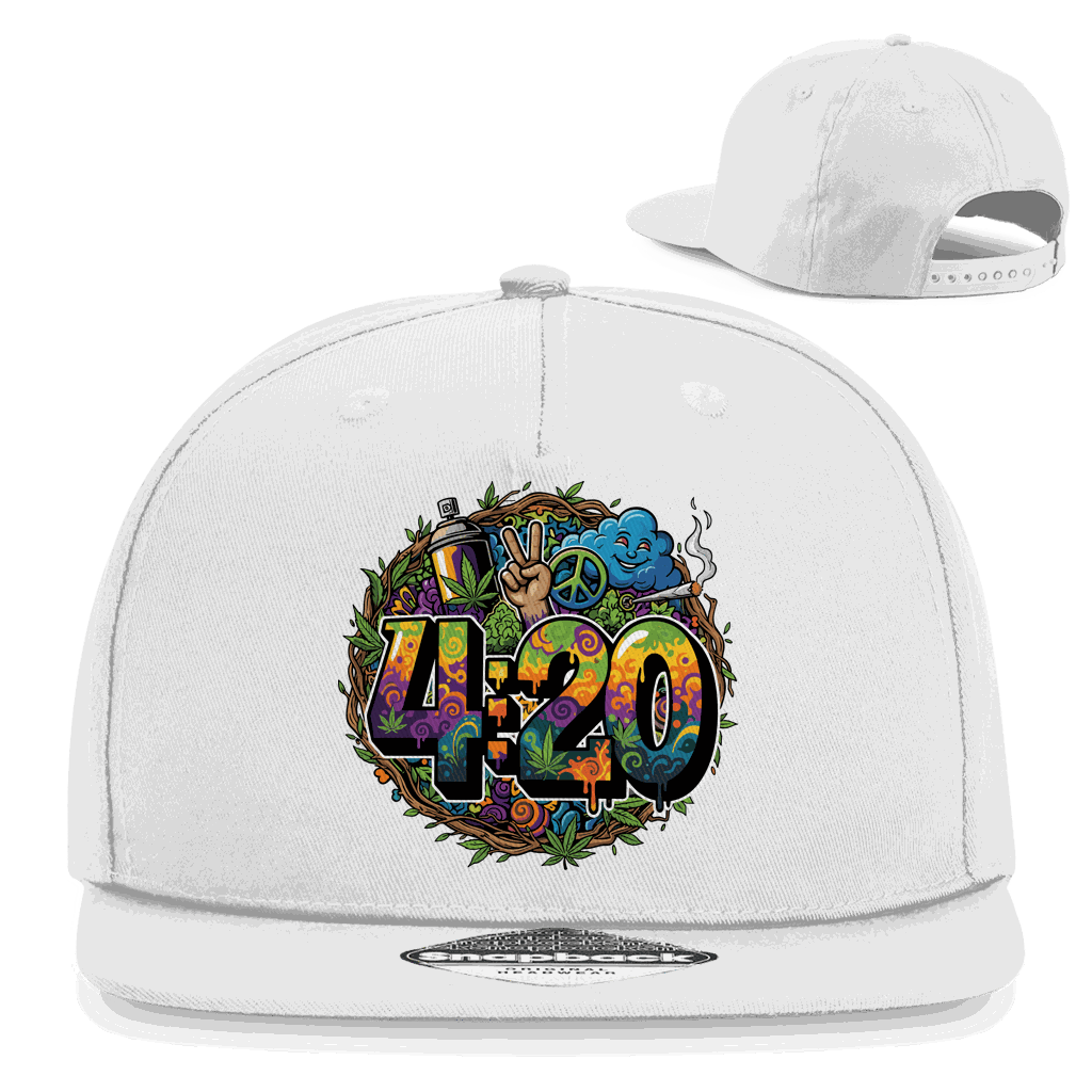 Snapback Rapper Cap - 420 Peace | Division420®