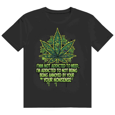 Heavy Cotton T-Shirt - Addicted to Weed | Division420®