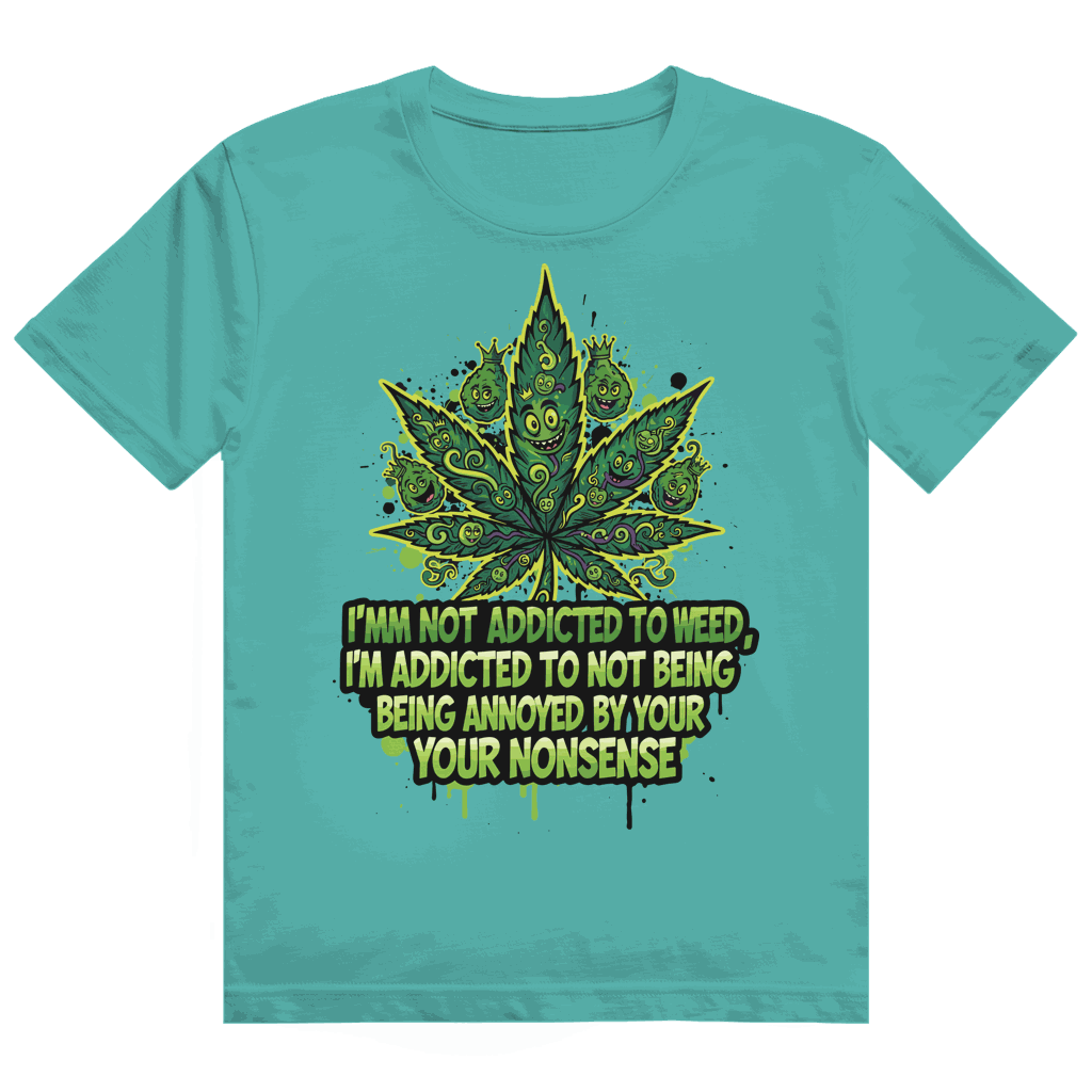 Heavy Cotton T-Shirt - Addicted to Weed | Division420®