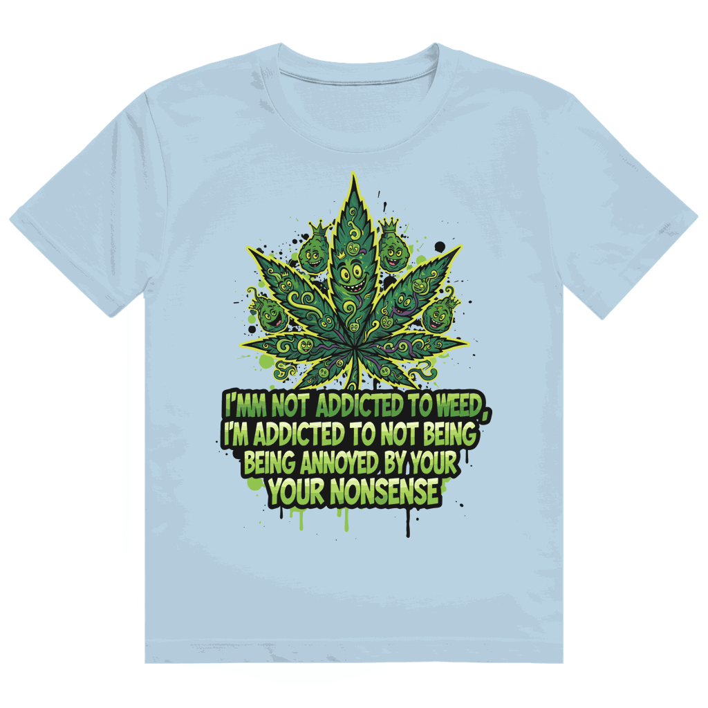 Heavy Cotton T-Shirt - Addicted to Weed | Division420®