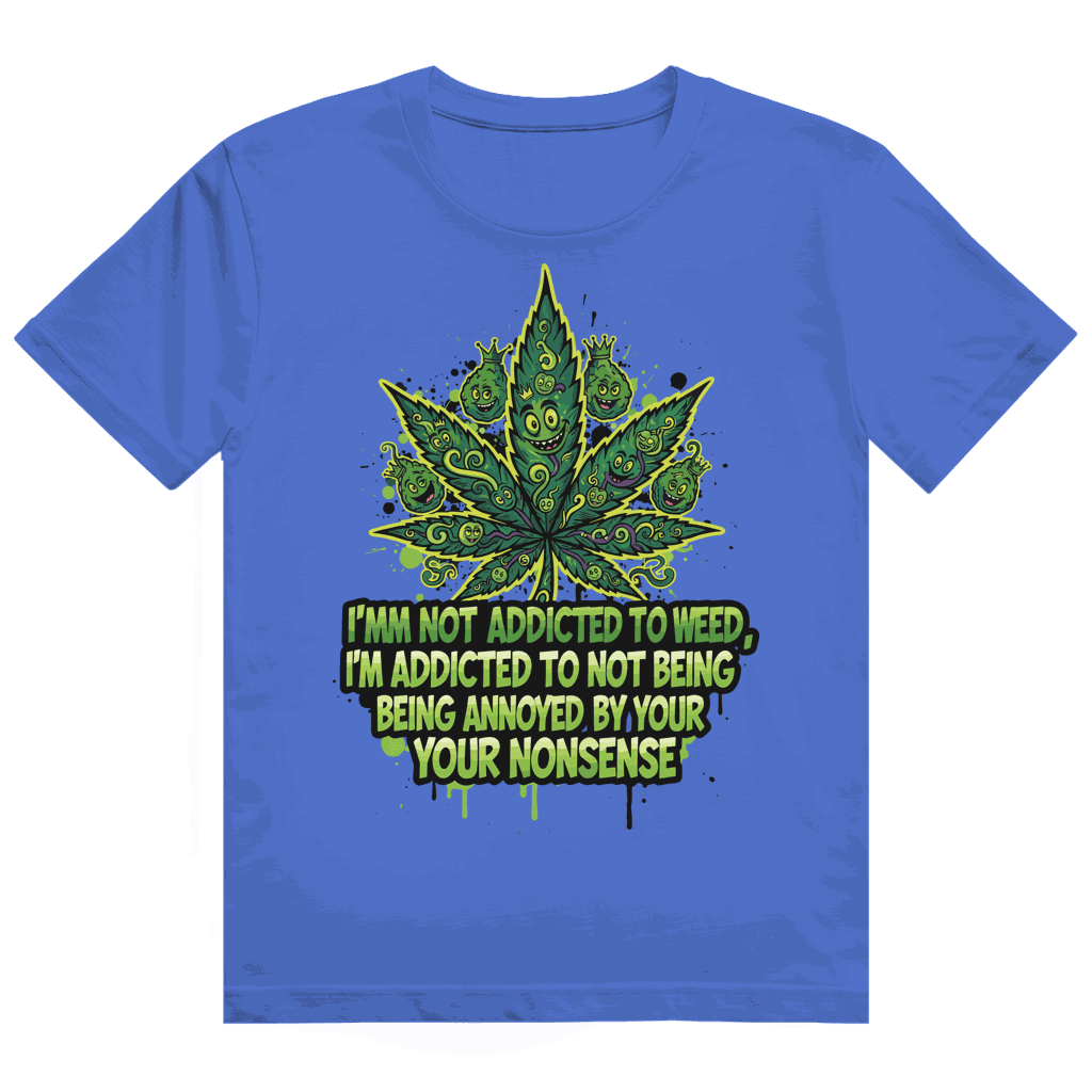 Heavy Cotton T-Shirt - Addicted to Weed | Division420®