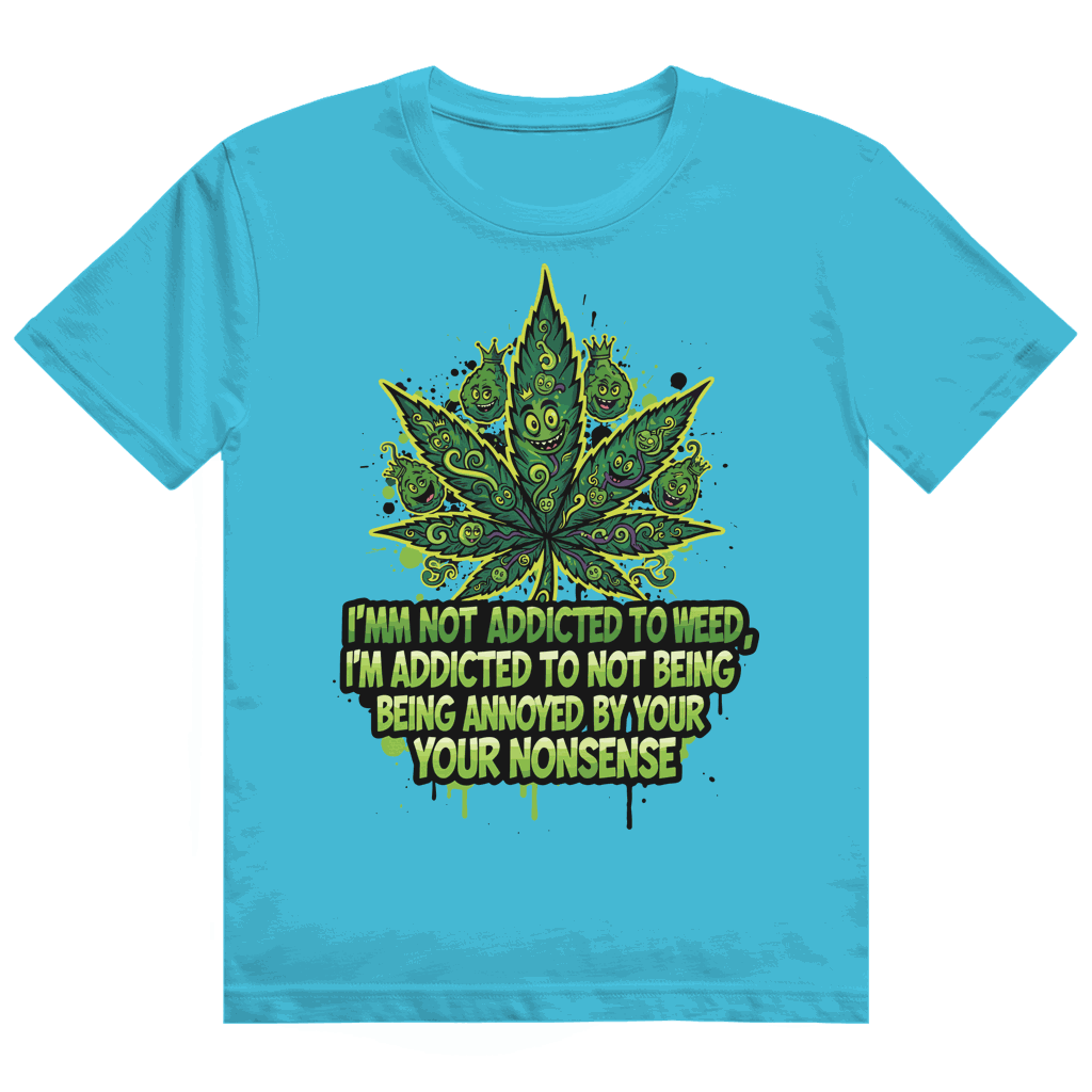 Heavy Cotton T-Shirt - Addicted to Weed | Division420®
