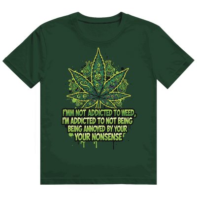 Heavy Cotton T-Shirt - Addicted to Weed | Division420®