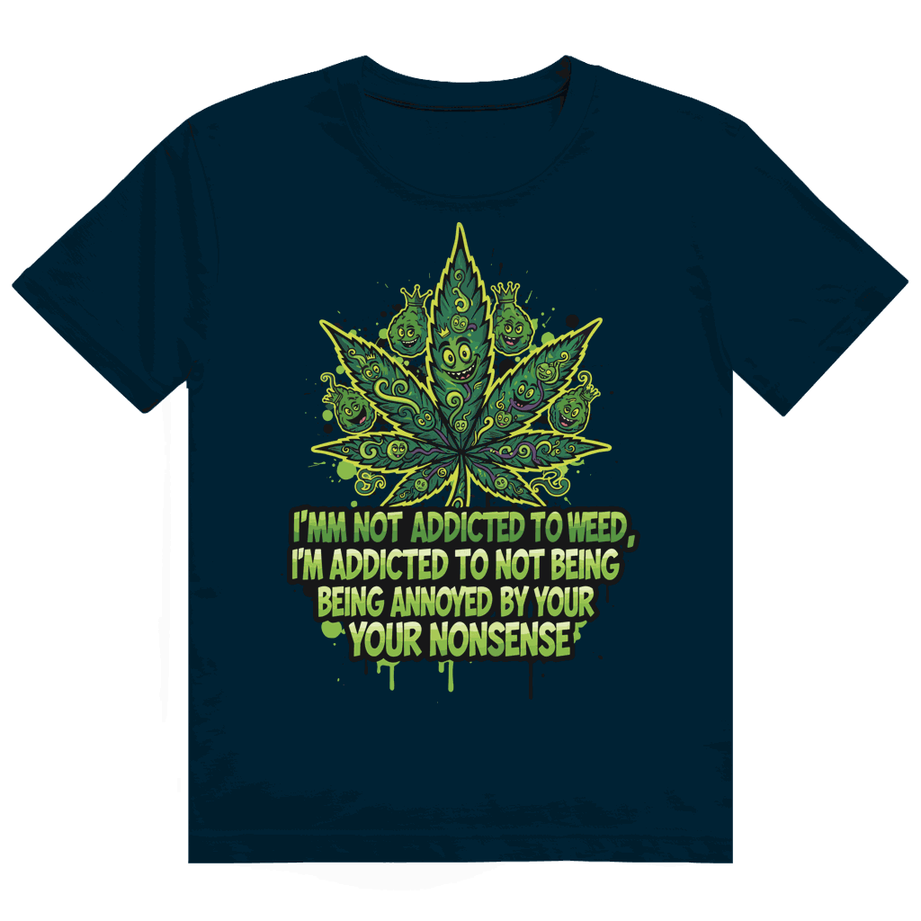 Heavy Cotton T-Shirt - Addicted to Weed | Division420®