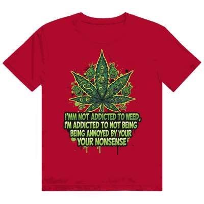 Heavy Cotton T-Shirt - Addicted to Weed | Division420®