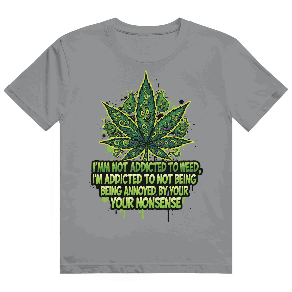 Heavy Cotton T-Shirt - Addicted to Weed | Division420®