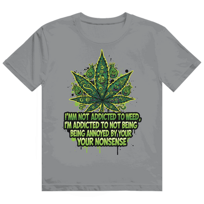 Heavy Cotton T-Shirt - Addicted to Weed | Division420®