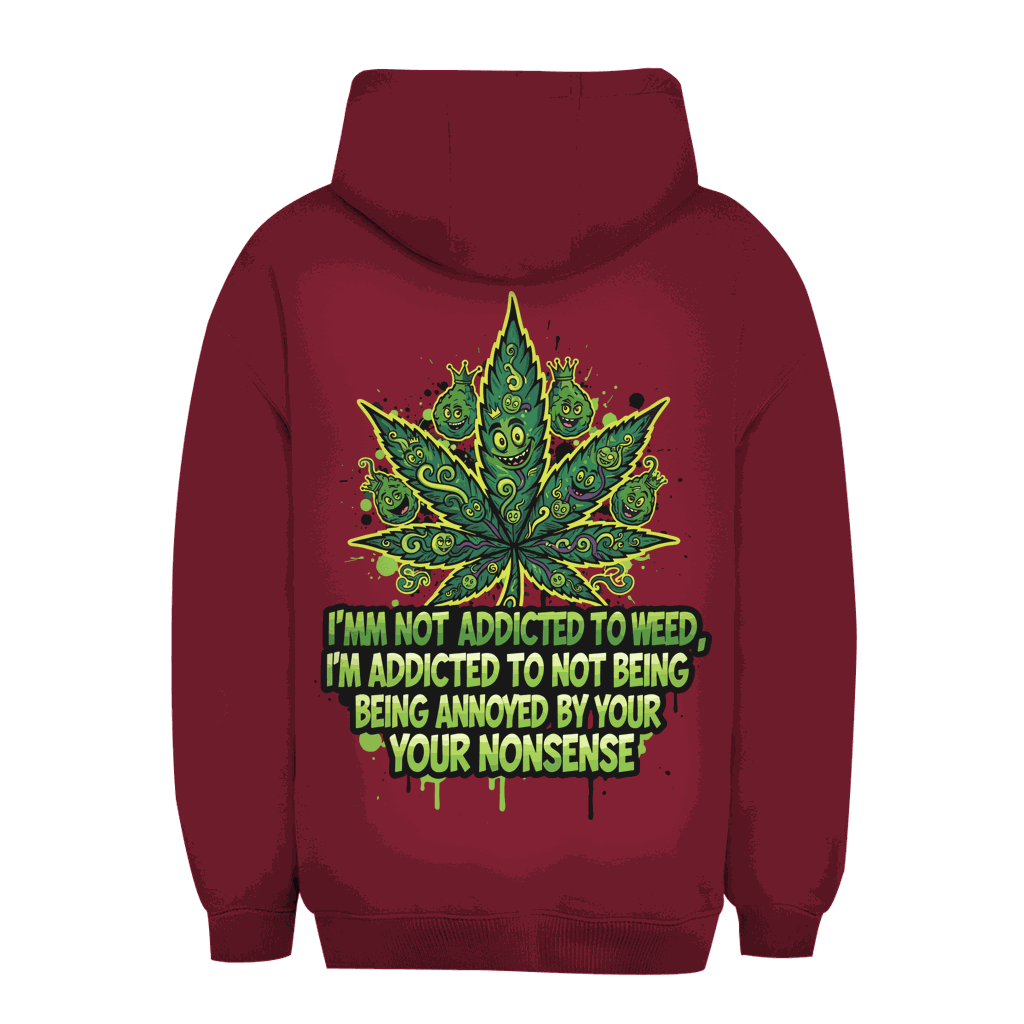 Unisex Oversize Hoodie - Addicted to Weed | Division420®
