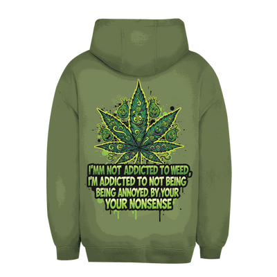 Unisex Oversize Hoodie - Addicted to Weed | Division420®