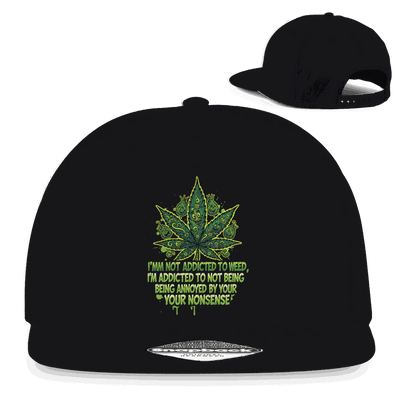 Snapback Rapper Cap - Addicted to Weed | Division420®