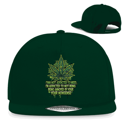 Snapback Rapper Cap - Addicted to Weed | Division420®
