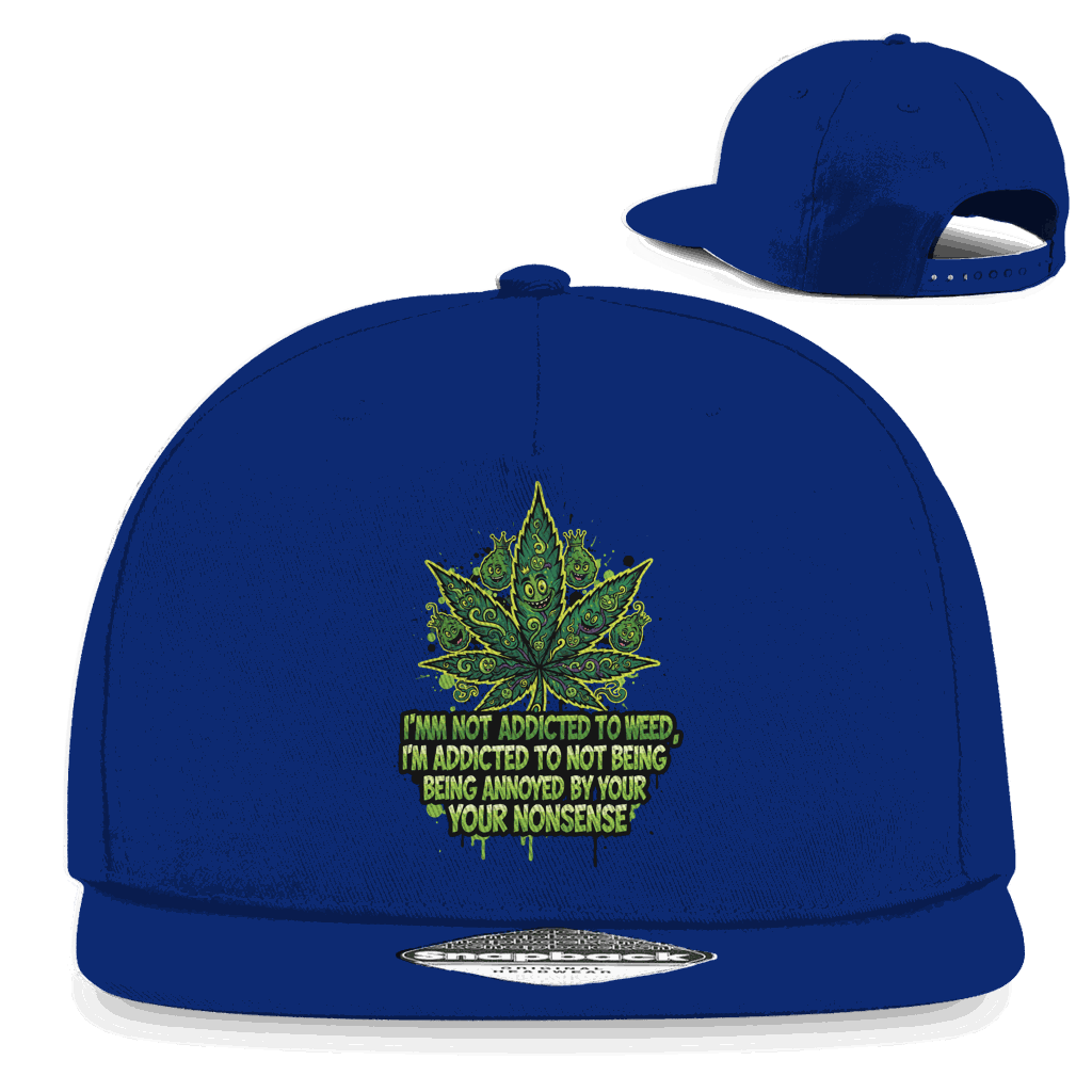 Snapback Rapper Cap - Addicted to Weed | Division420®