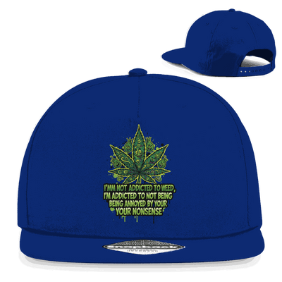 Snapback Rapper Cap - Addicted to Weed | Division420®