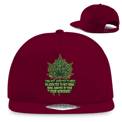 Snapback Rapper Cap - Addicted to Weed | Division420®