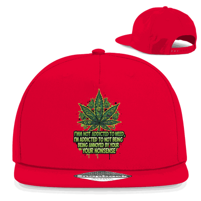 Snapback Rapper Cap - Addicted to Weed | Division420®