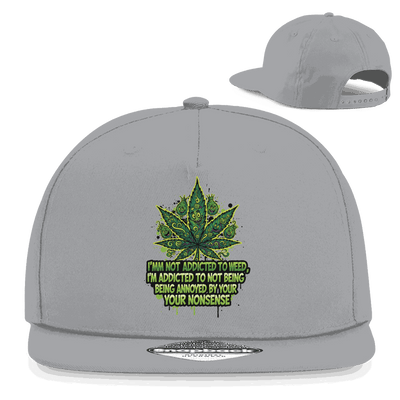 Snapback Rapper Cap - Addicted to Weed | Division420®