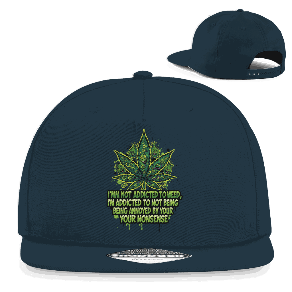 Snapback Rapper Cap - Addicted to Weed | Division420®