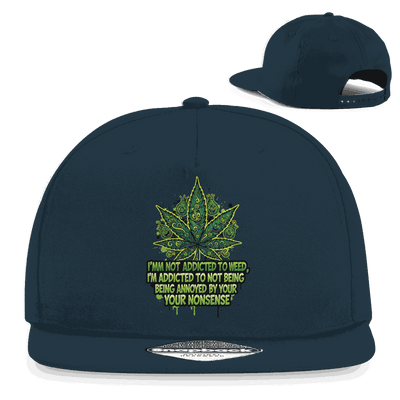 Snapback Rapper Cap - Addicted to Weed | Division420®