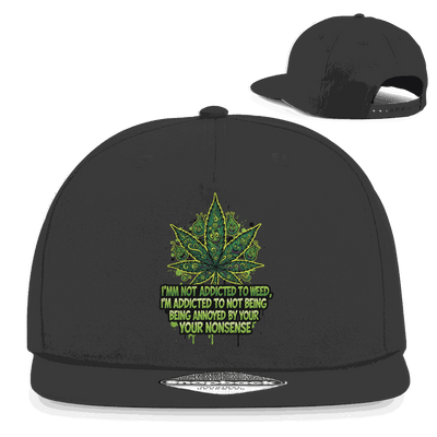 Snapback Rapper Cap - Addicted to Weed | Division420®