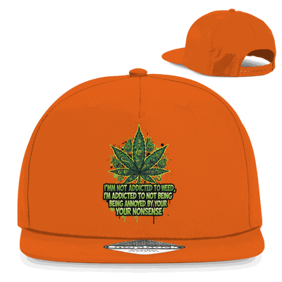 Snapback Rapper Cap - Addicted to Weed | Division420®