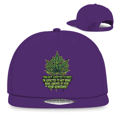 Snapback Rapper Cap - Addicted to Weed | Division420®
