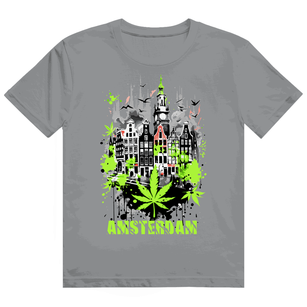 Heavy Cotton T-Shirt Amsterdam aus 100% ringgesponnener Baumwolle mit modernem Tubular Fit und nachhaltiger Produktion