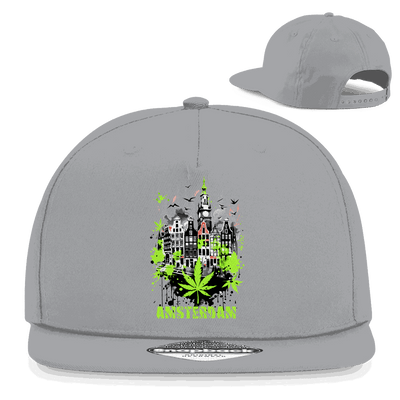 Division420 Snapback Cap Amsterdam aus Baumwoll-Twill mit 5-Panel Design und Snapback-Verschluss