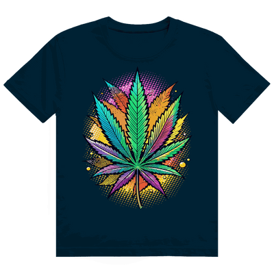 Heavy Cotton T-Shirt - Art Print Weed Leaf | Division420®
