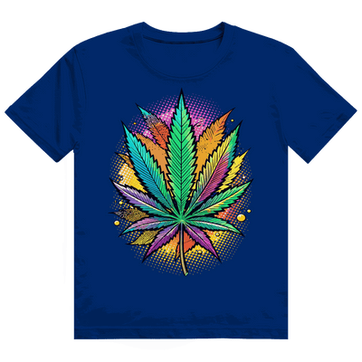 Heavy Cotton T-Shirt - Art Print Weed Leaf | Division420®