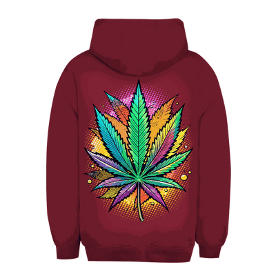 Unisex Oversize Hoodie - Art Print Weed Leaf | Division420®